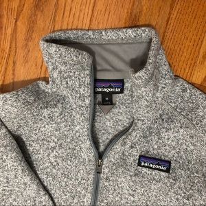 XS birch white Patagonia quarter zip